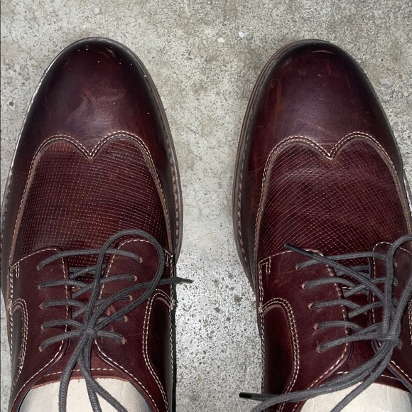 Johnston & Murphy Dark Brown Leather Oxfords main image 4